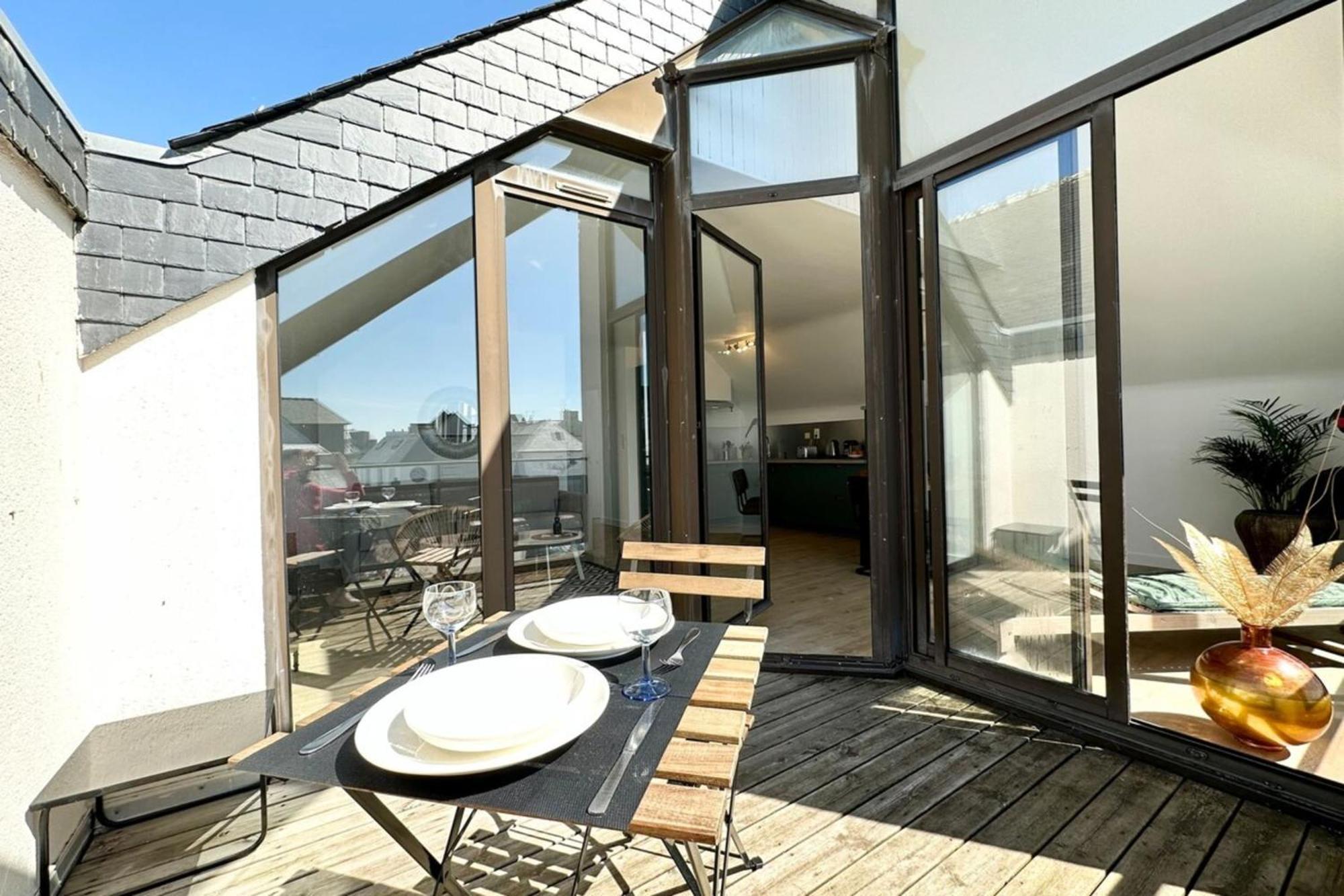 T2 Neuf Top Cocooning Terrasse - Face A La Mer Ploemeur Eksteriør billede