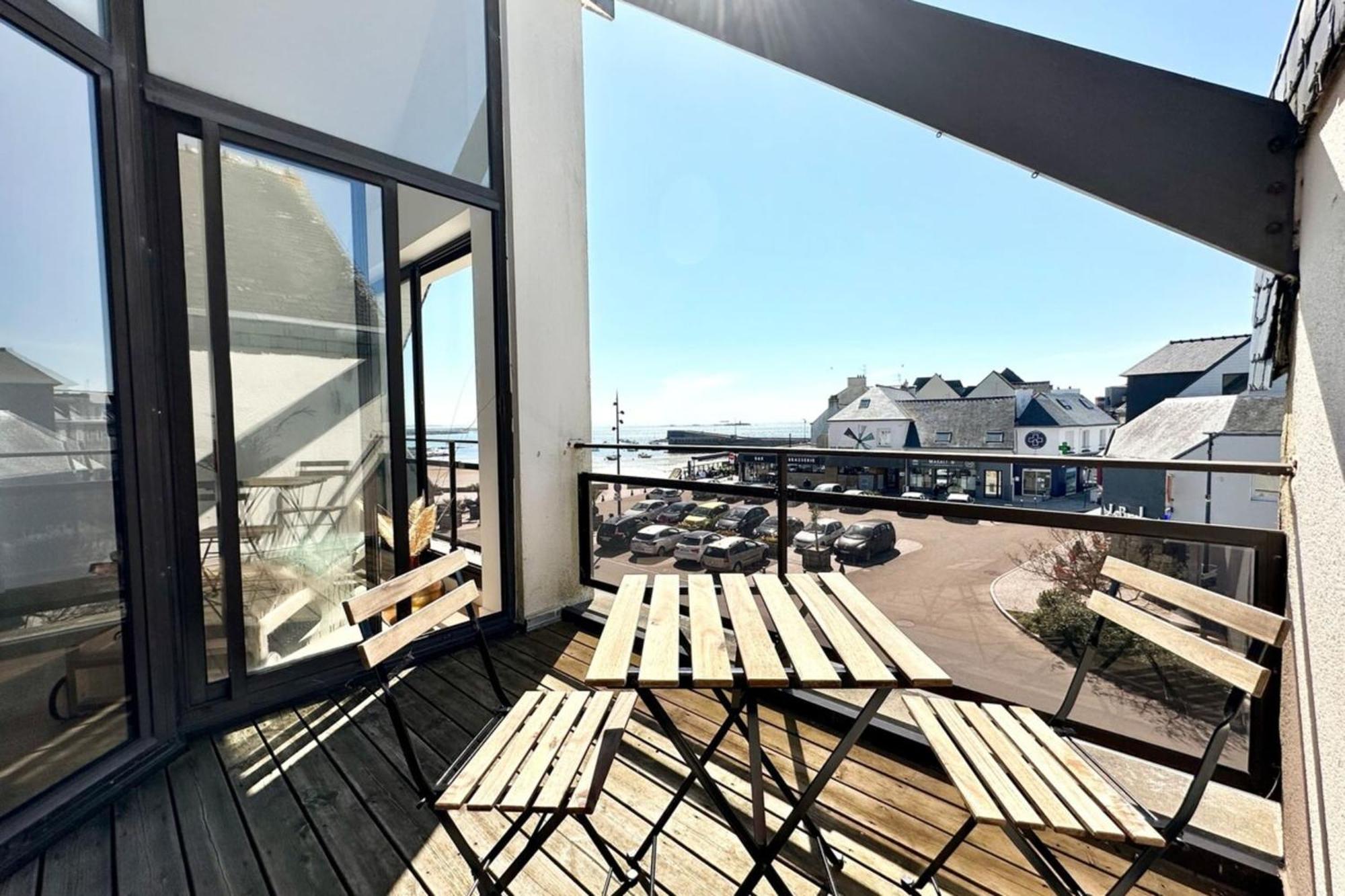T2 Neuf Top Cocooning Terrasse - Face A La Mer Ploemeur Eksteriør billede